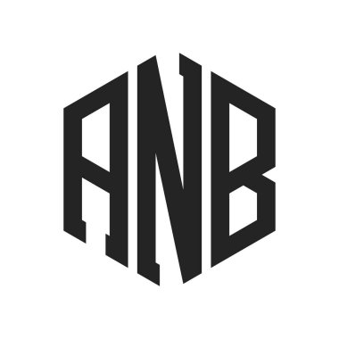ANB Logo Tasarımı. Altıgen şekil kullanan ilk Harf ANB Monogram Logosu