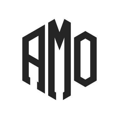 AMO Logo Tasarımı. Altıgen şekil kullanan ilk Harf AMO Monogram Logosu