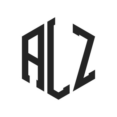 ALZ Logo Tasarımı. Hexagon şekli kullanan ilk Harf ALZ Monogram Logosu