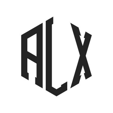 ALX Logo Tasarımı. Hexagon şekli kullanan ilk Harf ALX Monogram Logosu