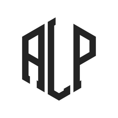 ALP Logo Tasarımı. Hexagon şekli kullanan ilk Harf ALP Monogram Logosu