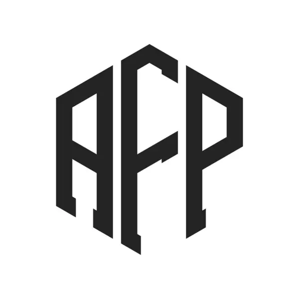 stock vector AFP Logo Design. Initial Letter AFP Monogram Logo using Hexagon shape