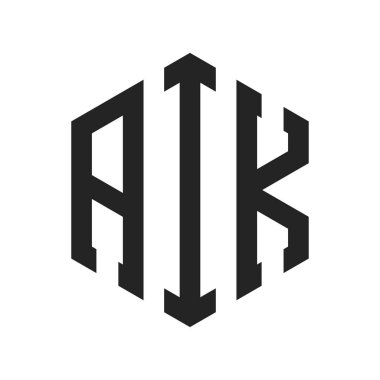 AIK Logo Tasarımı. Altıgen şekil kullanan ilk Harf AIK Monogram Logosu