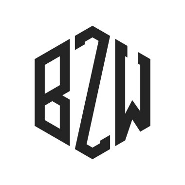 BZW Logo Tasarımı. Altıgen şekil kullanan ilk Harf BZW Monogram Logosu