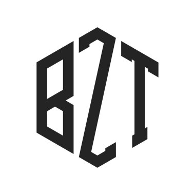 BZT Logo Tasarımı. Altıgen şekil kullanan ilk Harf BZT Monogram Logosu