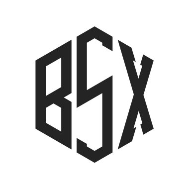 BSX Logo Tasarımı. Altıgen şekil kullanan ilk Harf BSX Monogram Logosu