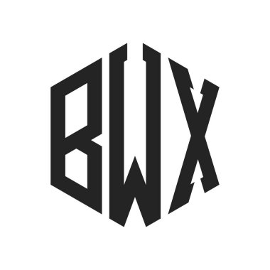 BWX Logo Tasarımı. Altıgen şekil kullanan ilk Harf BWX Monogram Logosu