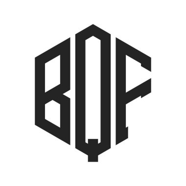 BQG Logo Tasarımı. Altıgen şekil kullanan ilk Harf BQG Monogram Logosu