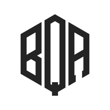 BQA Logo Tasarımı. Altıgen şekil kullanan ilk Harf BQA Monogram Logosu