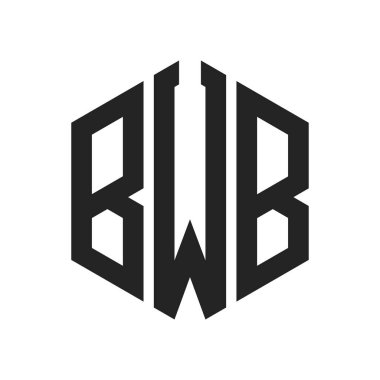 BWB Logo Tasarımı. Altıgen şekil kullanan ilk Harf BWB Monogram Logosu