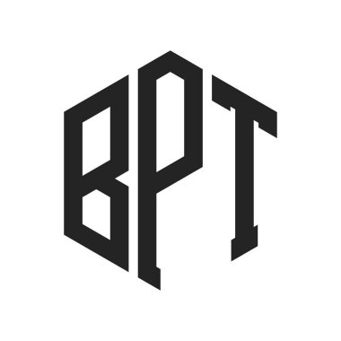 BPT Logo Tasarımı. Altıgen şekil kullanan ilk Harf BPT Monogram Logosu