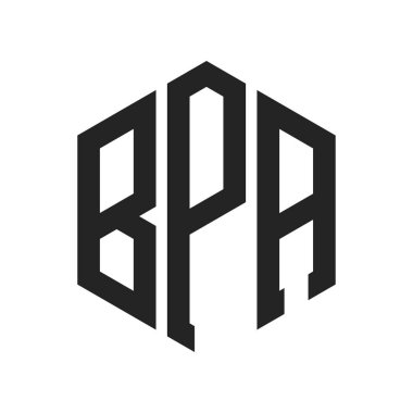 BPA Logo Tasarımı. Altıgen şekil kullanan ilk Harf BPA Monogram Logosu