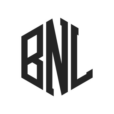 BNL Logo Tasarımı. Altıgen şekil kullanan ilk Harf BNL Monogram Logosu