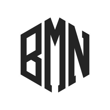 BMN Logo Tasarımı. Altıgen şekil kullanan ilk Harf BMN Monogram Logosu