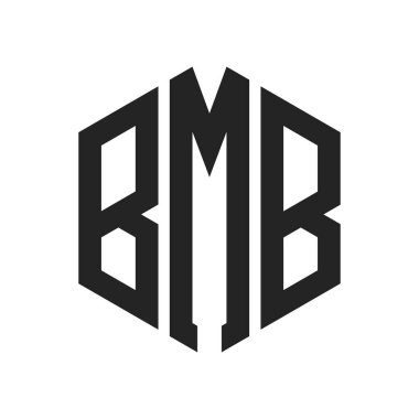 BMB Logo Tasarımı. Altıgen şekil kullanan ilk Harf BMB Monogram Logosu