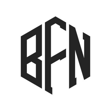 BFN Logo Tasarımı. Altıgen şekil kullanan ilk Harf BFN Monogram Logosu