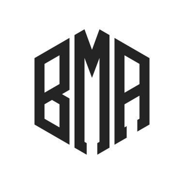 BMA Logo Tasarımı. Altıgen şekil kullanan ilk Harf BMA Monogram Logosu