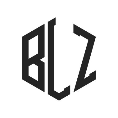 BLZ Logo Tasarımı. Altıgen şekil kullanan ilk Harf BLZ Monogram Logosu