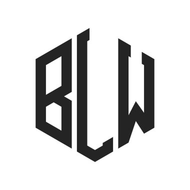 BLW Logo Tasarımı. Altıgen şekil kullanan ilk Harf BLW Monogram Logosu