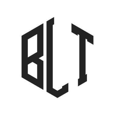 BLT Logo Tasarımı. Altıgen şekil kullanan ilk Harf BLT Monogram Logosu