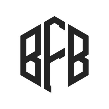 BFB Logo Tasarımı. Altıgen şekil kullanan ilk Harf BFB Monogram Logosu