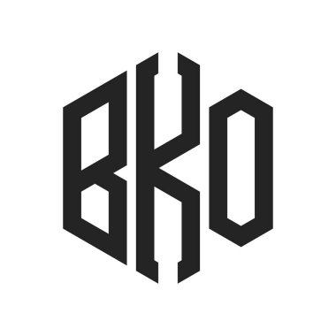 BKO Logo Tasarımı. Altıgen şekil kullanan ilk Harf BKO Monogram Logosu