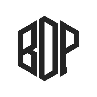 BDP Logo Tasarımı. Altıgen şekil kullanan ilk Harf BDP Monogram Logosu