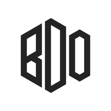 BDO Logo Tasarımı. Altıgen şekil kullanan ilk Harf BDO Monogram Logosu