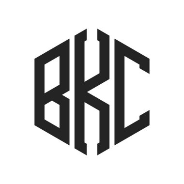 BKC Logo Tasarımı. Altıgen şekil kullanan ilk Harf BKC Monogram Logosu