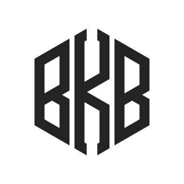 BKB Logo Tasarımı. Altıgen şekil kullanan ilk Harf BKB Monogram Logosu