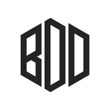 BDD Logo Tasarımı. Altıgen şekil kullanan ilk Harf BDD Monogram Logosu