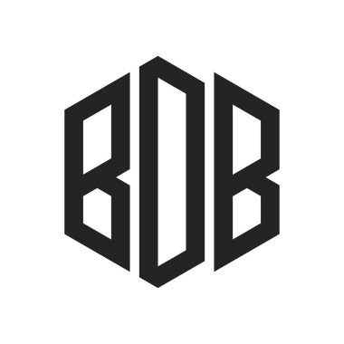 BDB Logo Tasarımı. Altıgen şekil kullanan ilk Harf BDB Monogram Logosu