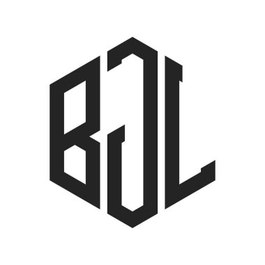 BJL Logo Tasarımı. Altıgen şekil kullanan ilk Harf BJL Monogram Logosu