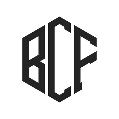 BCF Logo Tasarımı. Altıgen şekil kullanan ilk Harf BCF Monogram Logosu