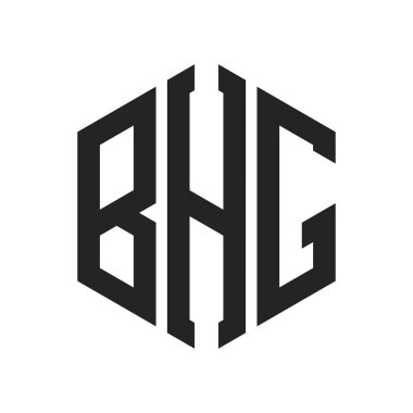 BHG Logo Tasarımı. Altıgen şekil kullanan ilk Harf BHG Monogram Logosu
