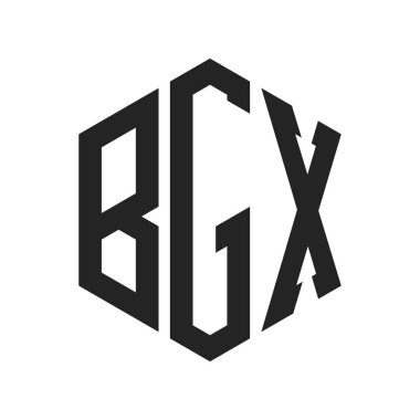 BGX Logo Tasarımı. Altıgen şekil kullanan ilk Harf BGX Monogram Logosu