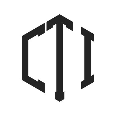 CTI Logo Tasarımı. Altıgen şekil kullanan ilk harf CTI Monogram logosu