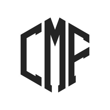 CMF Logo Tasarımı. Altıgen şekil kullanan ilk Harf CMF Monogram Logosu