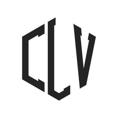 CLV Logo Tasarımı. Hexagon şekli kullanan ilk Harf CLV Monogram Logosu