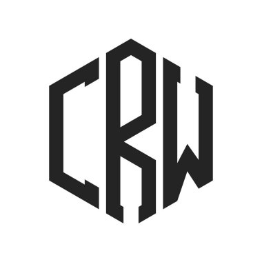 CRW Logo Tasarımı. Altıgen şekil kullanan ilk Harf CRW Monogram Logosu