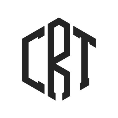CRT Logo Tasarımı. Altıgen şekil kullanan ilk Harf CRT Monogram Logosu