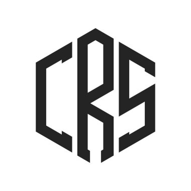 CRS Logo Tasarımı. Altıgen şekilli ilk Harf CRS Monogram Logosu