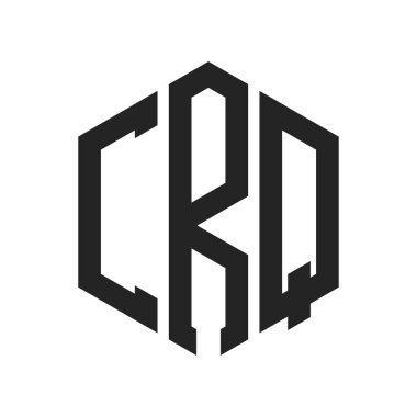 CRQ Logo Tasarımı. Altıgen şekil kullanan ilk Harf CRQ Monogram Logosu