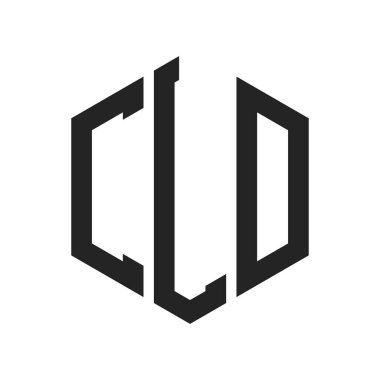 CLD Logo Tasarımı. Altıgen şekil kullanan İlk Harf CLD Monogram Logosu