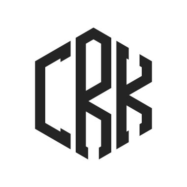 CRK Logo Tasarımı. Hexagon şekli kullanan ilk Harf CRK Monogram Logosu