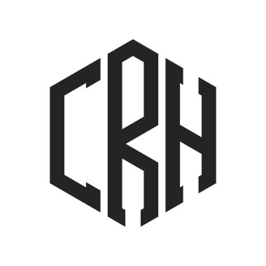 CRH Logo Tasarımı. Altıgen şekil kullanan ilk Harf CRH Monogram Logosu
