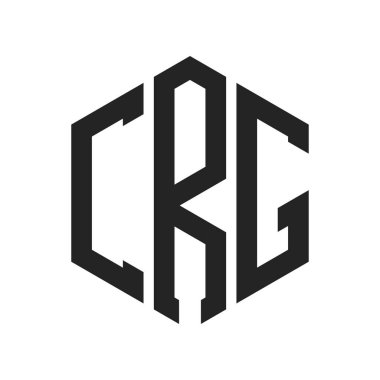 CRG Logo Tasarımı. İlk Harf CRG Monogram Logosu Hexagon şekli ile