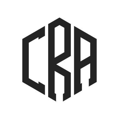 CRA Logo Tasarımı. Altıgen şekilli ilk Harf CRA Monogram Logosu
