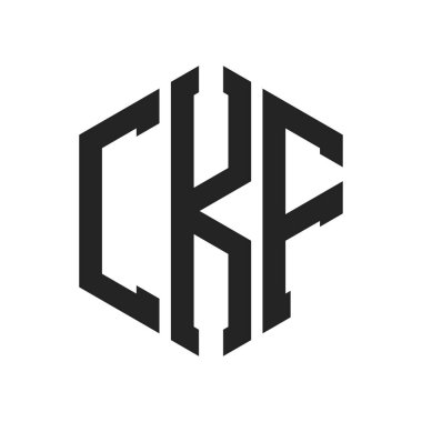 CKF Logo Tasarımı. Hexagon şeklini kullanan ilk Harf CKF Monogram Logosu