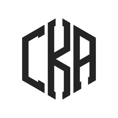 CKA Logo Tasarımı. Altıgen şekil kullanan ilk Harf CKA Monogram Logosu